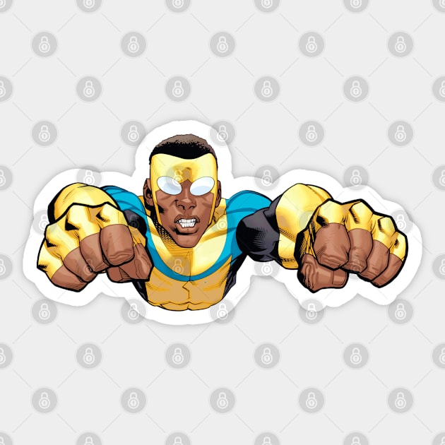 invincible variant Sticker by super villain